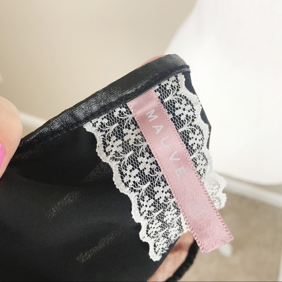 Mauve Pink& Black High-low Top XL - Picture 2 of 6